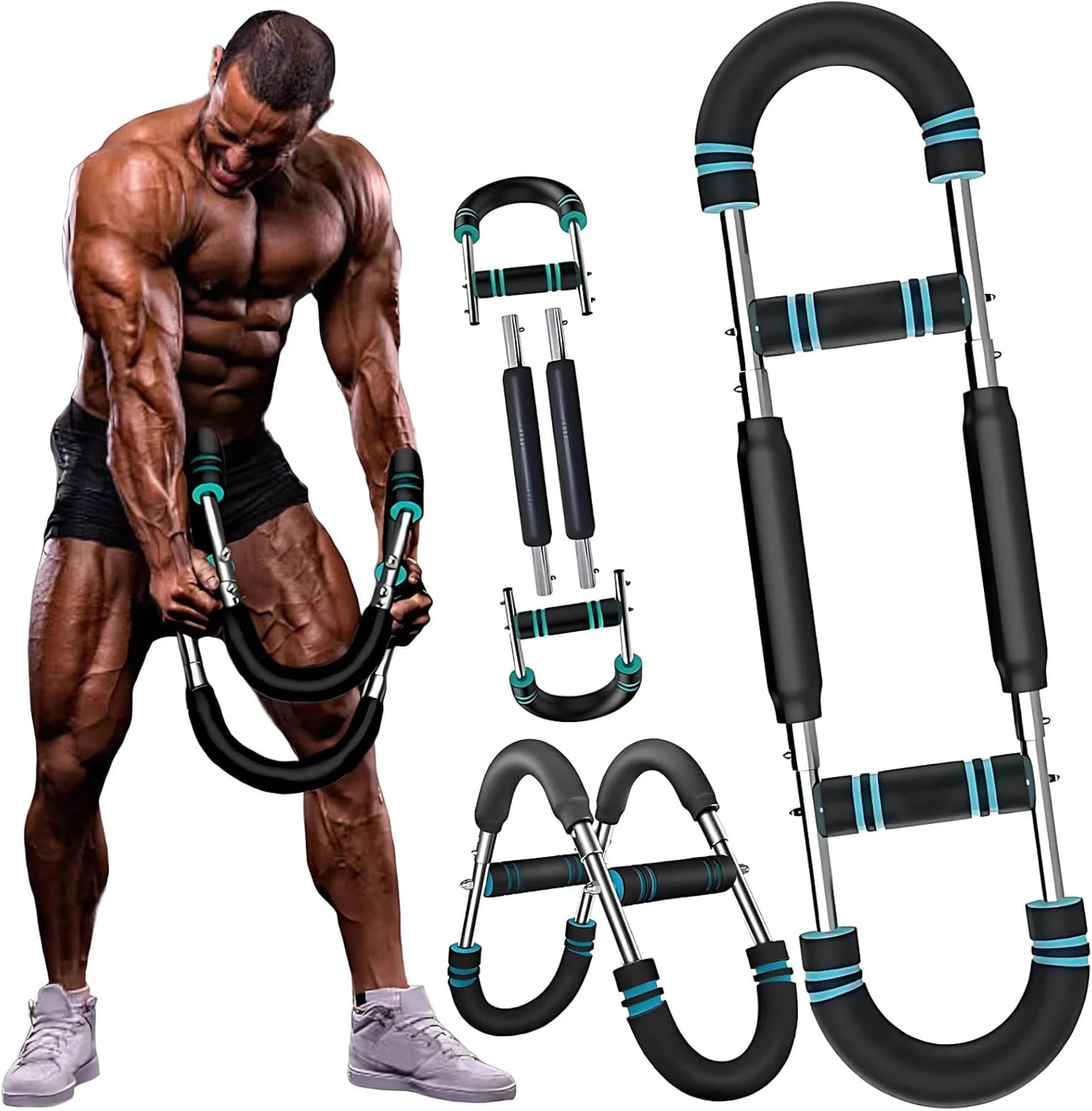 Twister Arm Trainer Adjustable Chest Workout Equipment U-Shaped Twister Arm Exerciser Spring Resistance Home Fitness Equipment